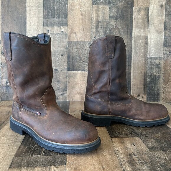 Red Wing 1172 Dynaforce Waterproof Soft Toe Pull On Work Boots Mens 13 B - Picture 2 of 12